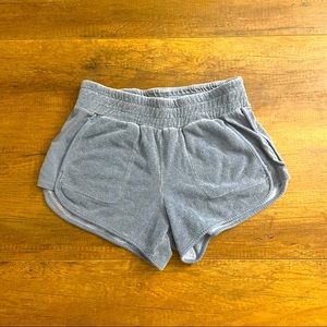 Fabletics Eco Conscious Terry Sweatshorts in True Indigo/XS, excellent condition